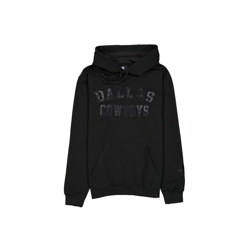 Dallas Cowboys Black on Black Logo Select Hoodie S