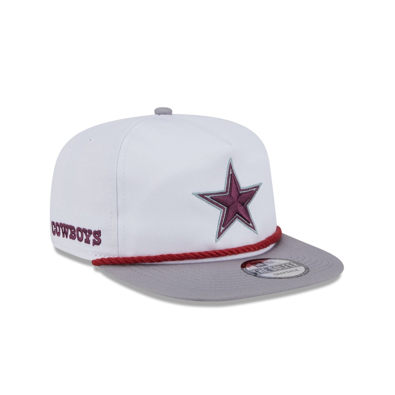 Dallas Cowboys Optic White Golfer Hat One Size