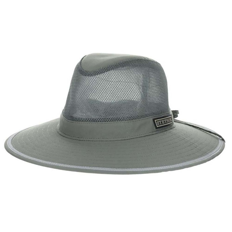 No Fly Zone Cooling Safari Hat with Sun Shield – Stetson Hats Willow M (22 5/8″)