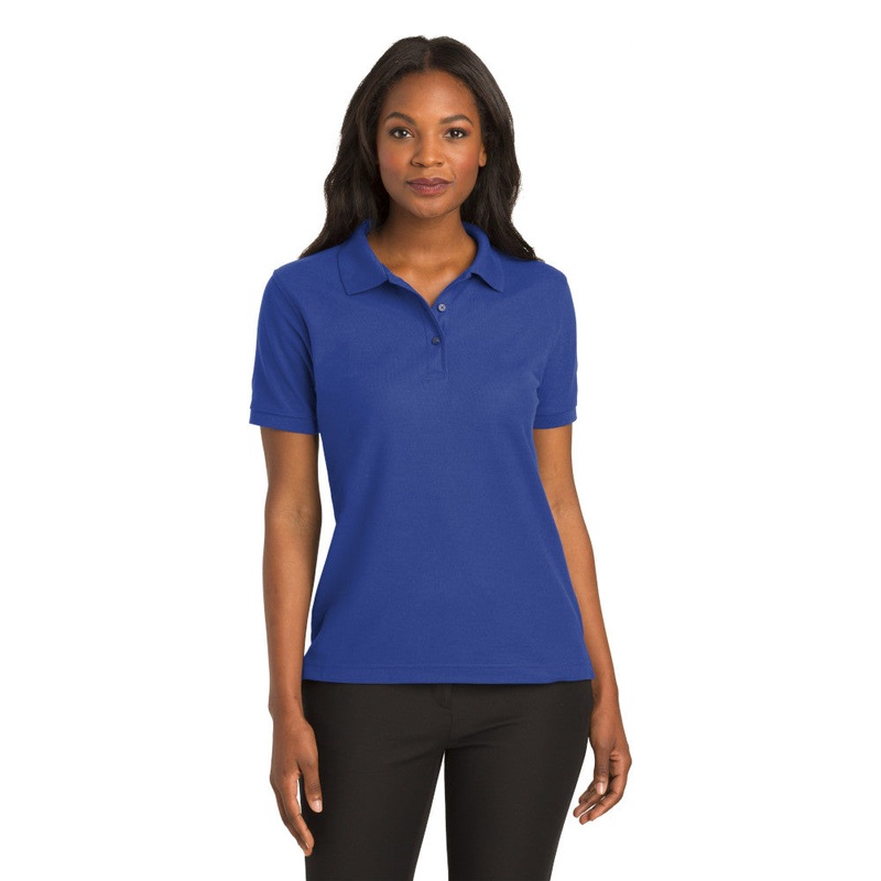 Port Authority L500 Ladies Silk Touch Polo – Royal Royal XS