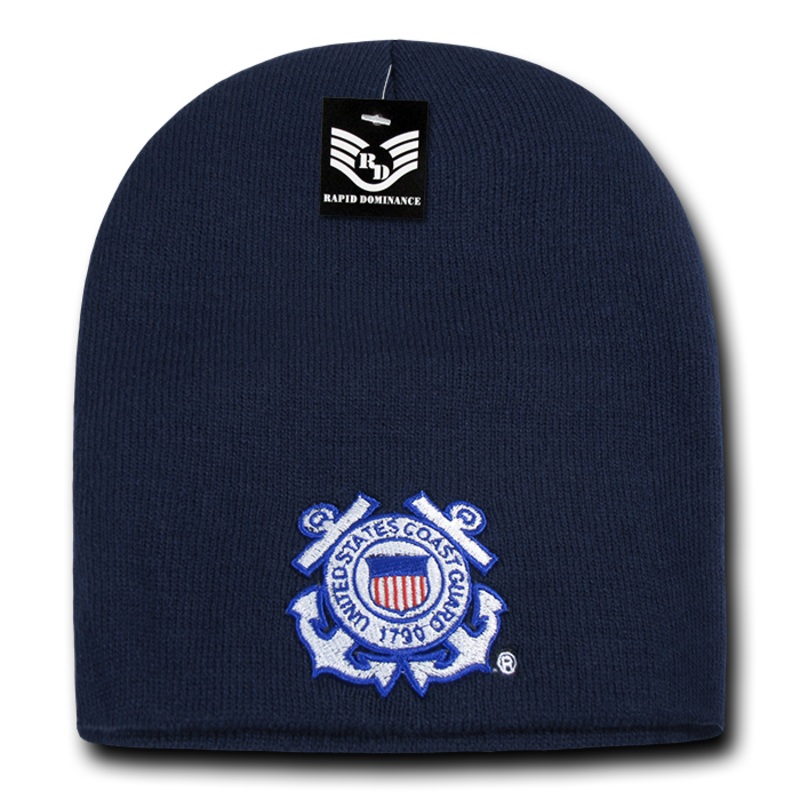 United States Coast Guard Beanie, Coast Guard Knit Cap, USCG Beanie, Coast Guard Seal – Rapid Dominance S90 Navy