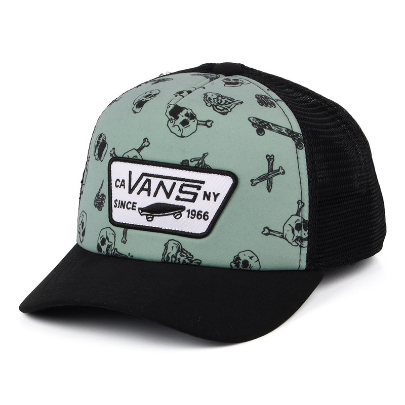 Vans Hats Kids Full Patch Trucker Cap – Mint CHILD ADJ.