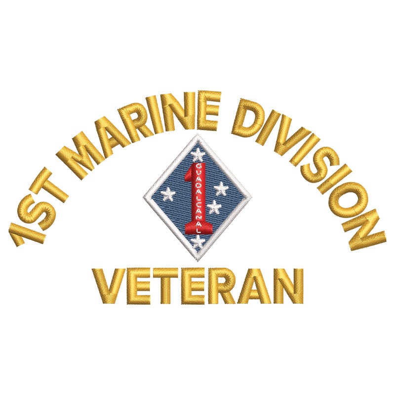 1st Marine Division Veteran 1st Marine Division Veteran One Size