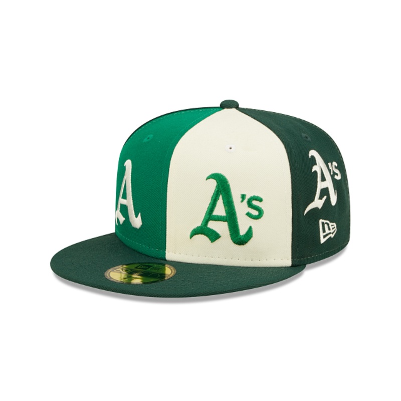 Athletics Logo Pinwheel 59FIFTY Fitted Hat 7