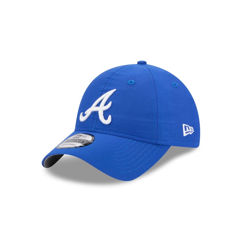 Atlanta Braves Everyday Nylon Blue 9TWENTY Adjustable Hat One Size