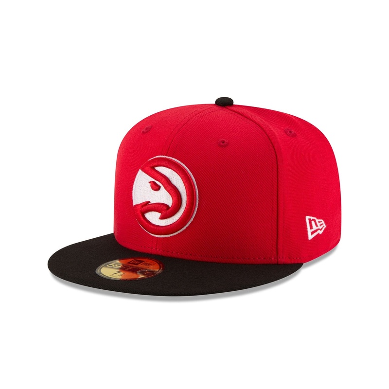 Atlanta Hawks Basic Two Tone 59FIFTY Fitted Hat 6 7/8