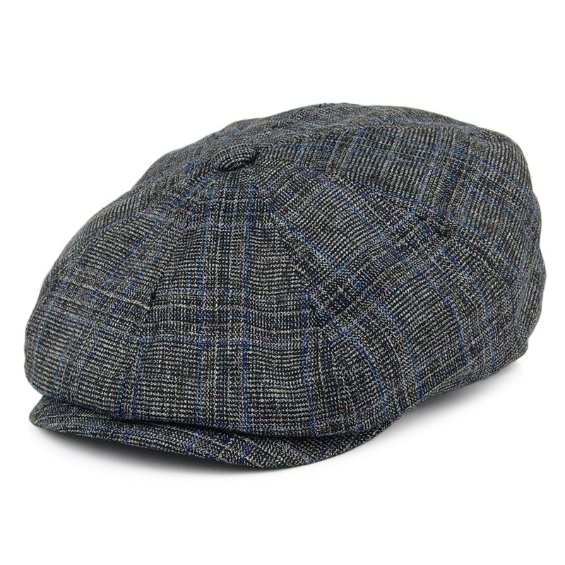 Bailey Hats Zeff Newsboy Cap – Grey-Black S