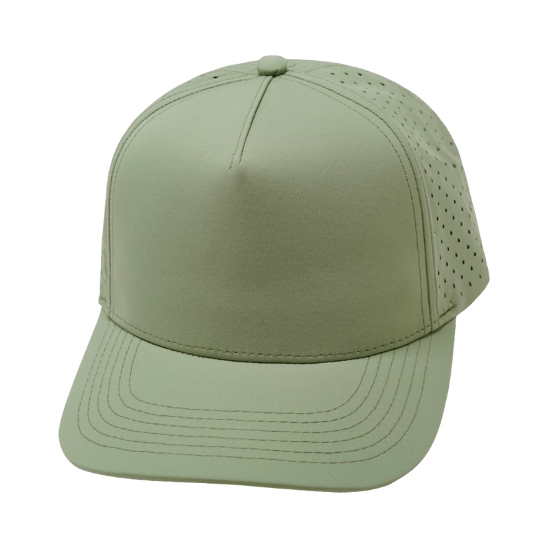 Blank – 5 Panel – Structured – Sage (Unisex) – Laser Mesh
