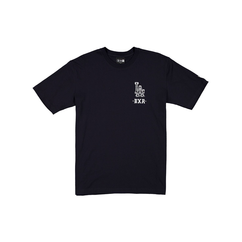 Born x Raised x Los Angeles Dodgers Low Rider Navy T-Shirt S