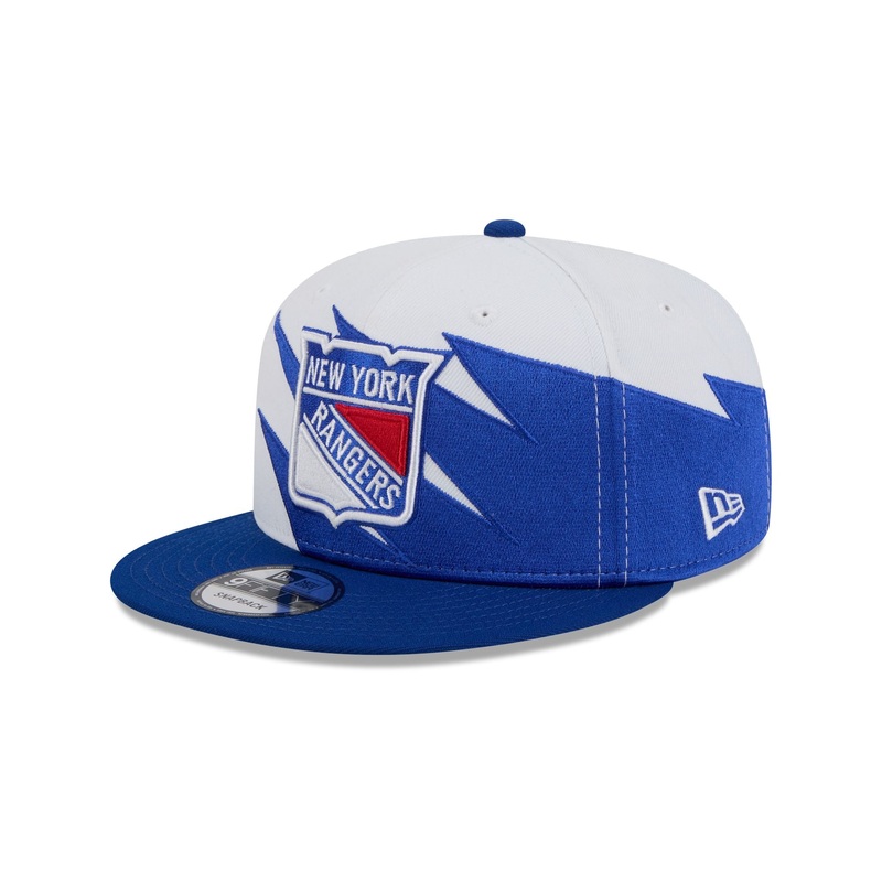 New York Rangers Jagged 9FIFTY Snapback Hat One Size