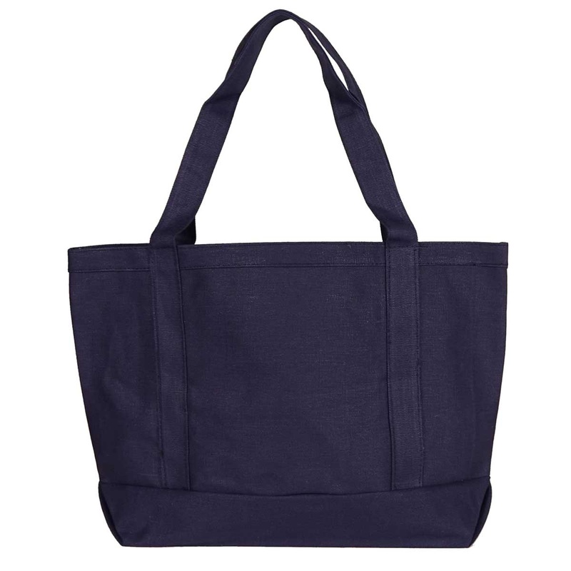 Nissun Ramie/Cotton Canvas Shopping Tote BSSC Black