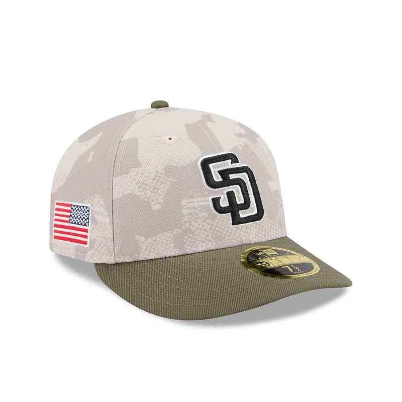 San Diego Padres Armed Forces Day 2025 Low Profile 59FIFTY Fitted Hat 7