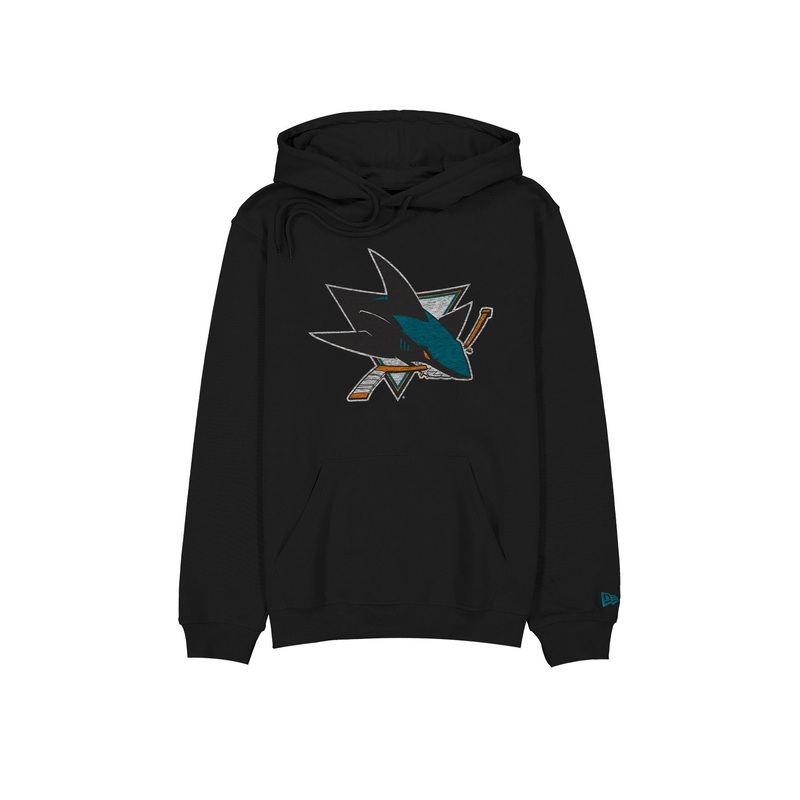 San Jose Sharks Wash Logo Hoodie S