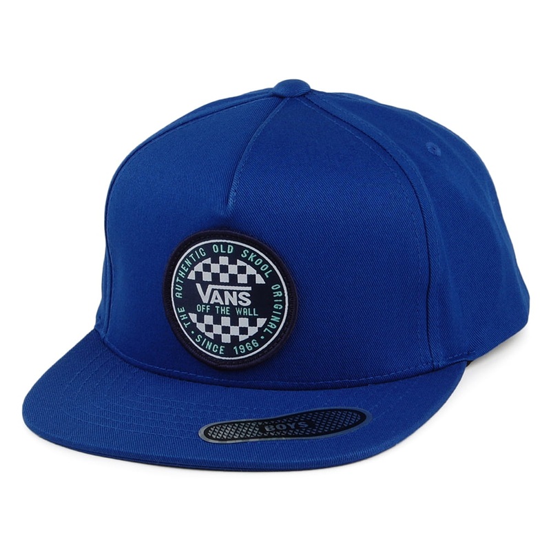 Vans Hats Kids OG Checkerboard Snapback Cap – Blue CHILD ADJ.