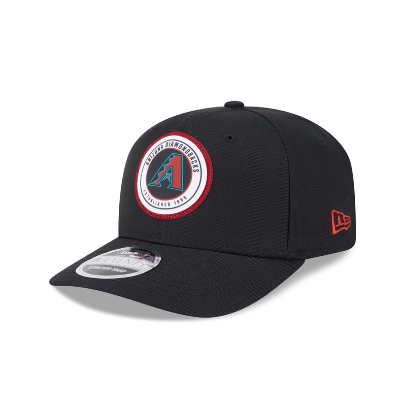 Arizona Diamondbacks Circle Patch 9SEVENTY Stretch-Snap Hat One Size
