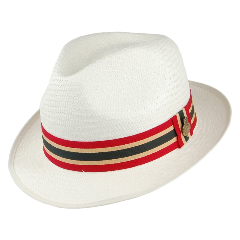 Christys Hats Home County Yorkie Panama Trilby Hat – Bleach 55