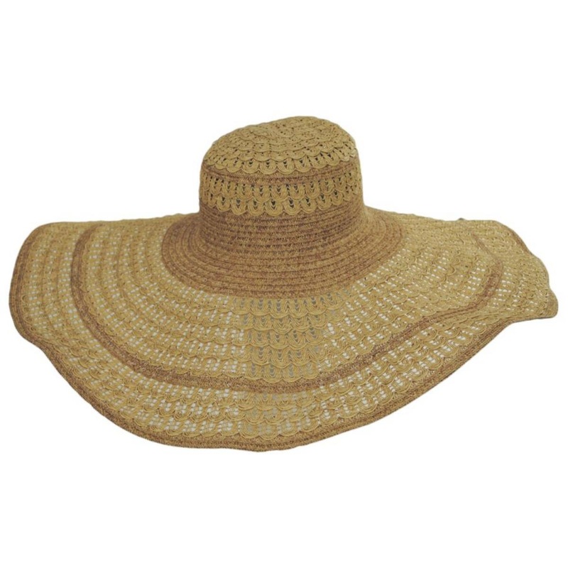 For The Gram Toyo Braid Floppy Sun Hat NATURAL ONE SIZE FITS MOST