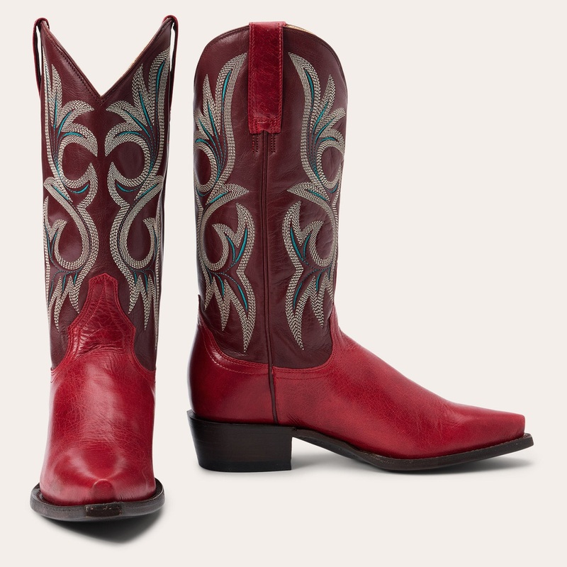 Lauren Boots Red 5