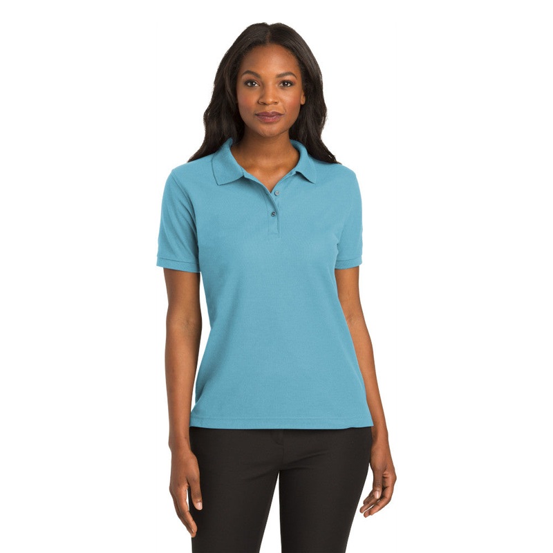 Port Authority L500 Ladies Silk Touch Polo – Maui Blue Maui Blue XS