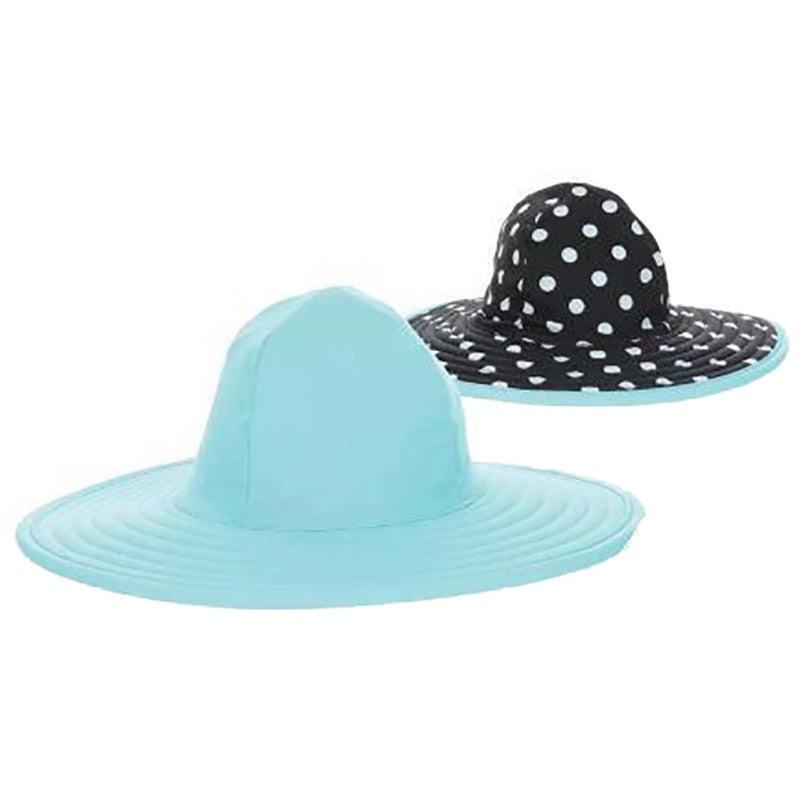 Sandpiper Lycra Sun and Swim Hat for Girls – Scala Hats for Kids Fuchsia XS (48-52 cm)