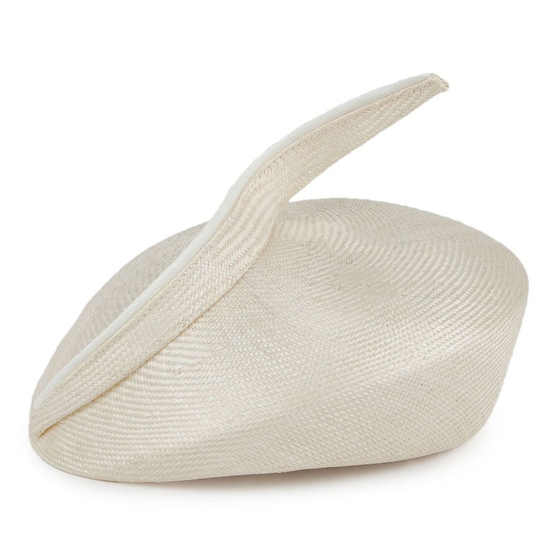Whiteley Hats Luna Straw Pillbox Hat – Ivory 1-Size