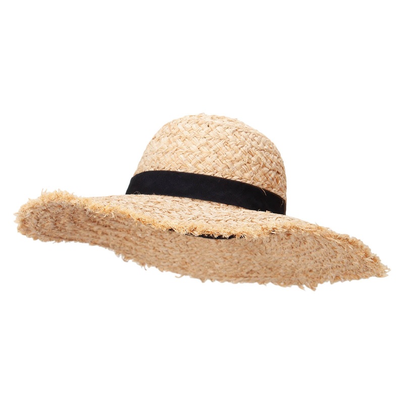 Women’s Wide Braid Hat Natural One Size