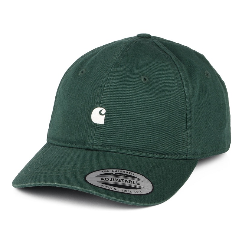 Carhartt WIP Hats Madison Logo Baseball Cap – Forest-Off White Adjustable