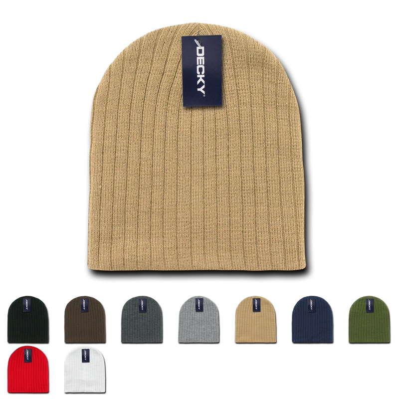 Decky 601 Cable Knit Beanie Black