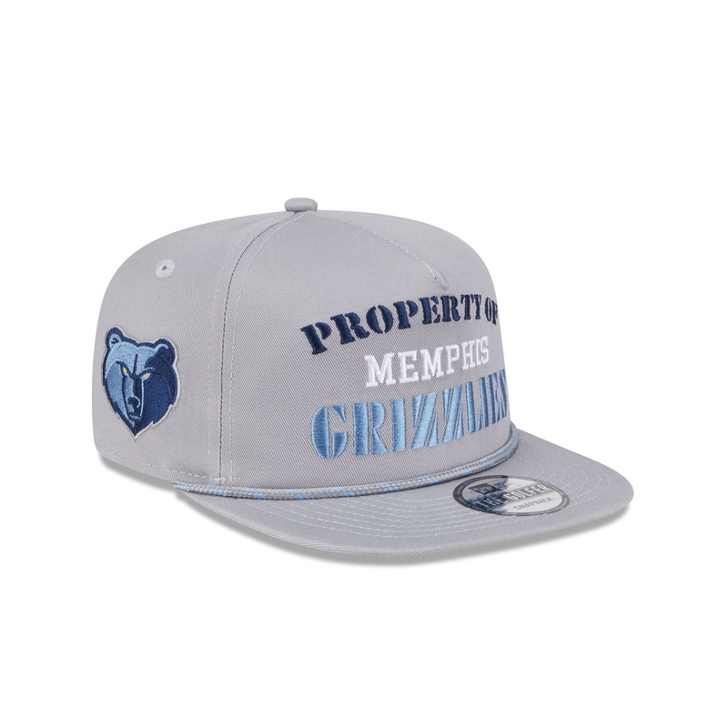 Memphis Grizzlies Vintage Gray Rope Golfer Hat One Size