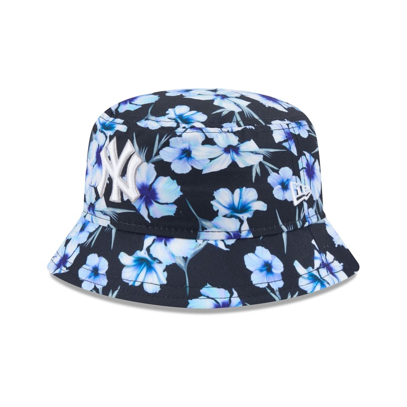 New York Yankees Pattern Bucket Hat S