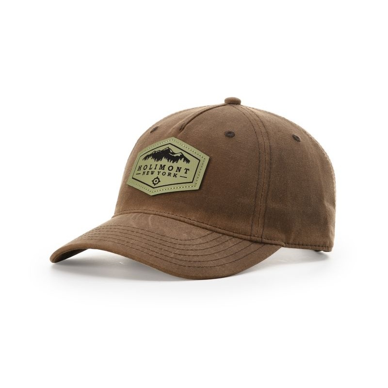 Richardson 436 Santiam Cap 5-Panel Waxed Cotton Hat Brown