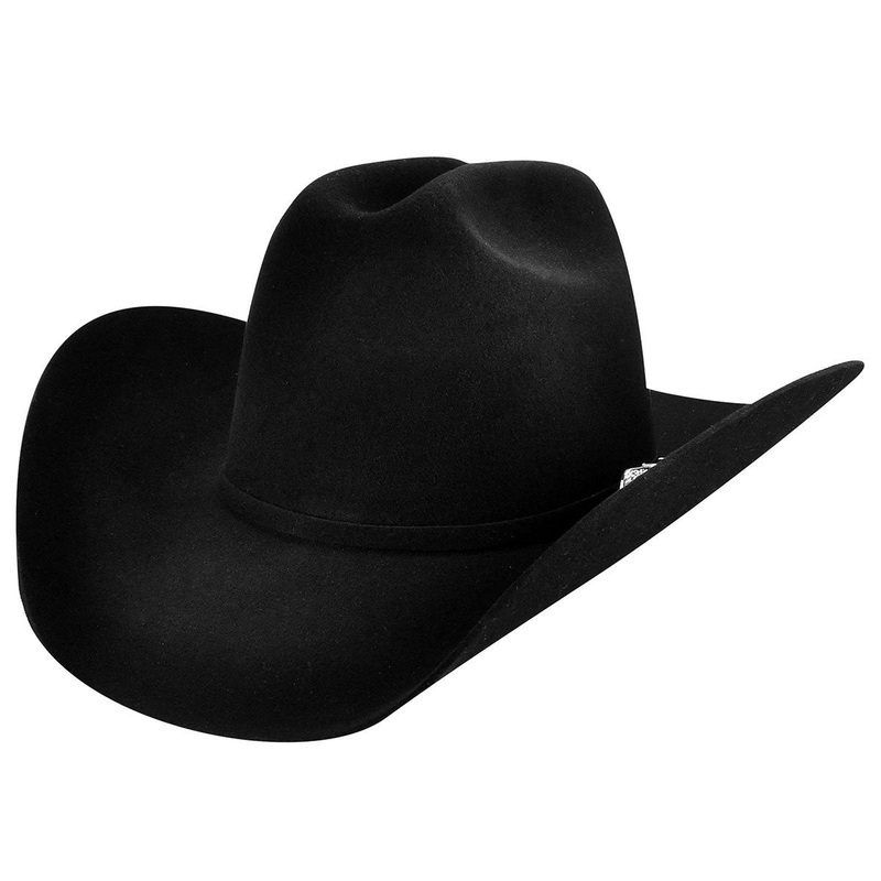 Wheeler 3X Cowboy Western Hat Black 6 3/4