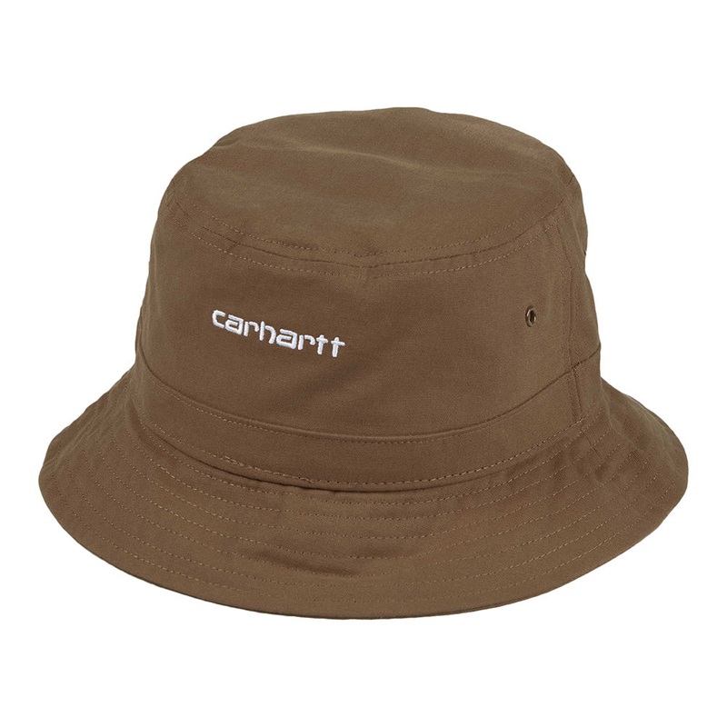 Carhartt WIP Hats Script Bucket Hat – Brown Small/Medium