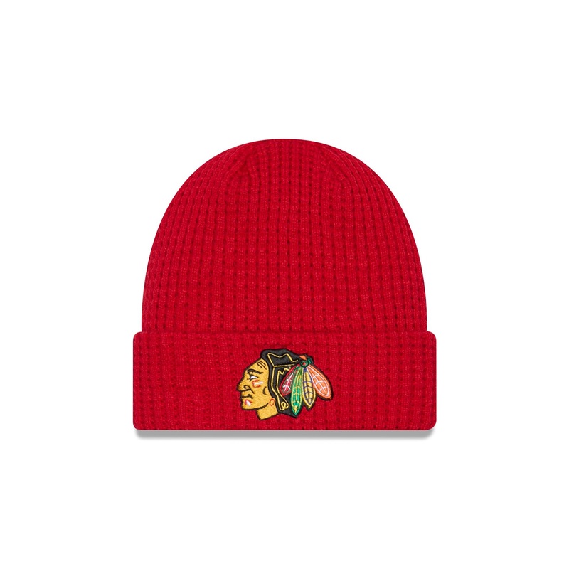 Chicago Blackhawks Waffle Knit Beanie One Size