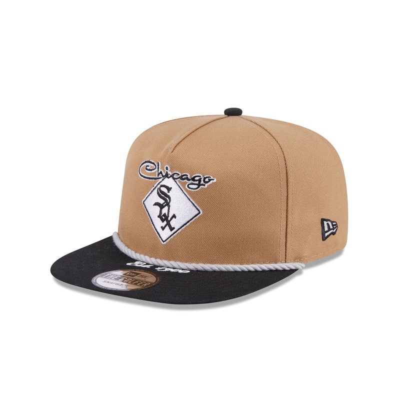 Chicago White Sox Khaki Rope Golfer Hat One Size