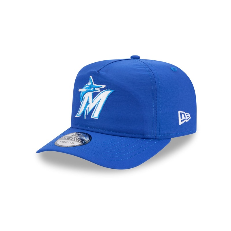 Miami Marlins Everyday Nylon Blue Golfer Hat One Size
