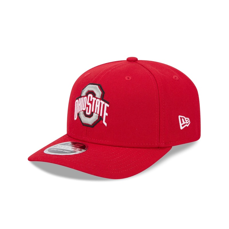 Ohio State Buckeyes Basic Red 9SEVENTY Stretch-Snap Hat One Size