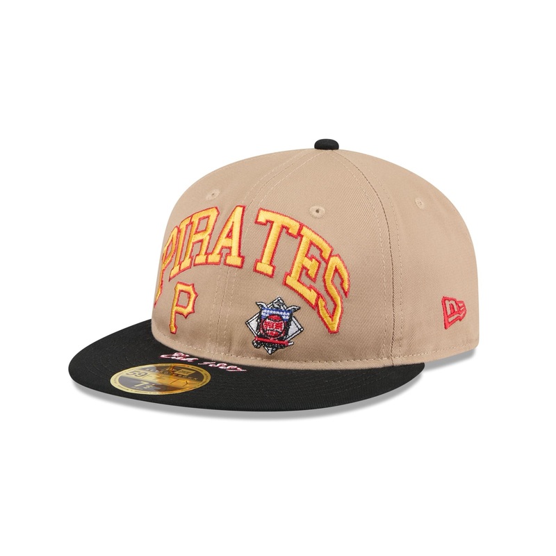 Pittsburgh Pirates Camel Retro Crown 59FIFTY Fitted Hat 7
