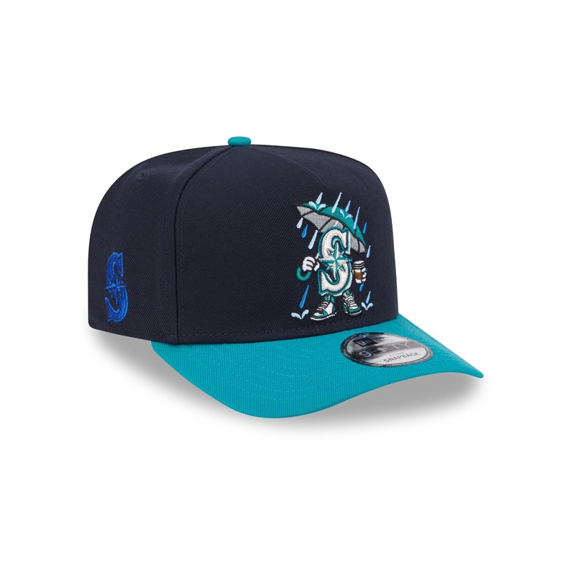 Seattle Mariners Cartoon 9FIFTY A-Frame Snapback Hat One Size