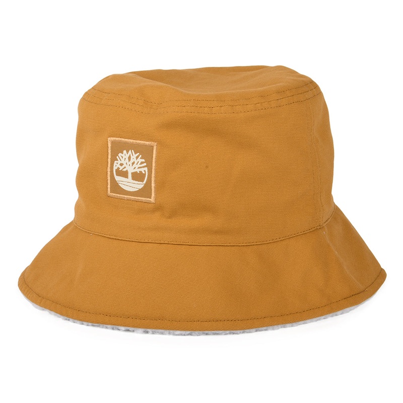 Timberland Hats Reversible Bucket Hat – Wheat Small/Medium