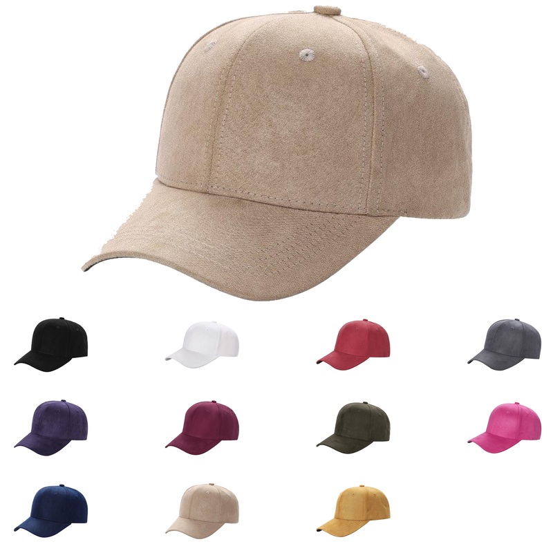 Unbranded Suede Hat Baseball Cap Black