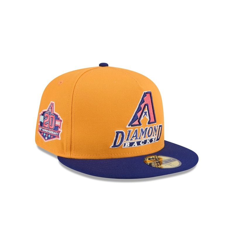 Arizona Diamondbacks Gold 59FIFTY A-Frame Fitted Hat 7