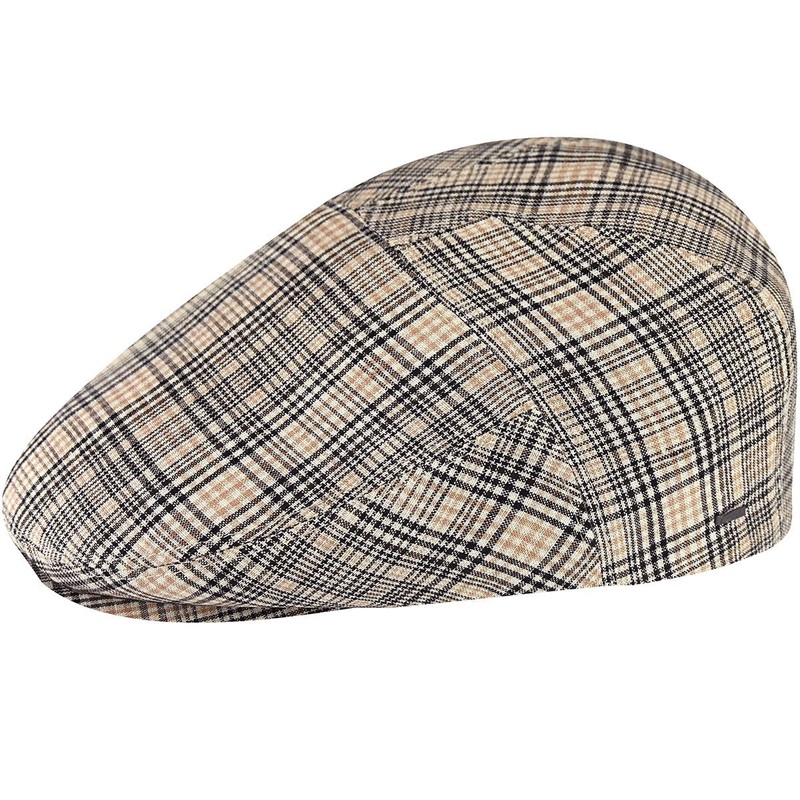Duch Contour Cap Grey Plaid S