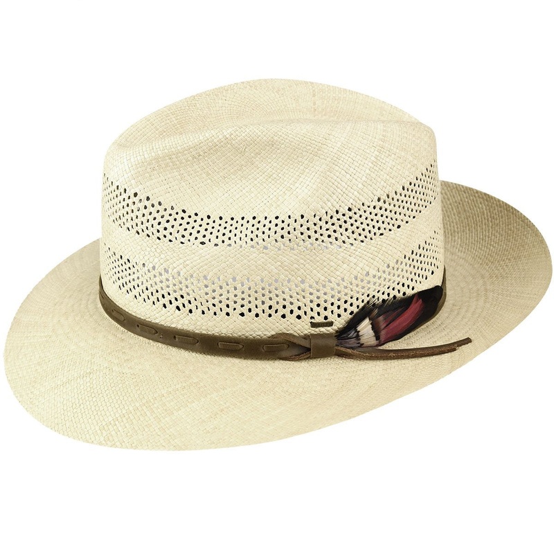 Ezra Panama Fedora Unbleached S