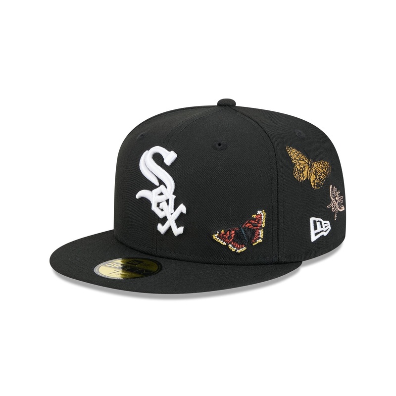 FELT x Chicago White Sox Black 59FIFTY Fitted Hat 7