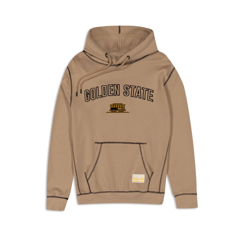 Golden State Warriors 2023 City Edition Tan Hoodie S