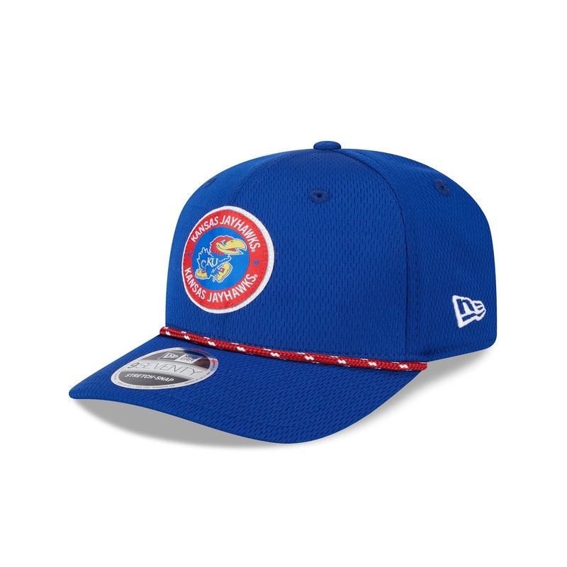 Kansas Jayhawks 9SEVENTY Stretch-Snap Hat One Size