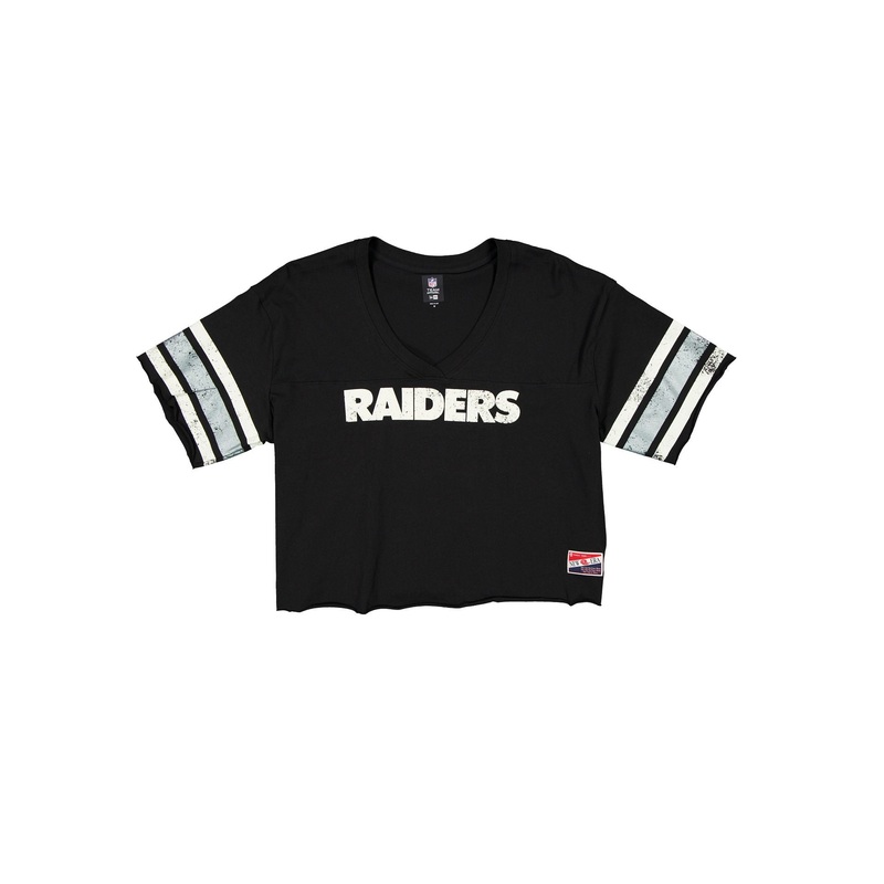 Las Vegas Raiders Throwback Cropped Women’s T-Shirt XS