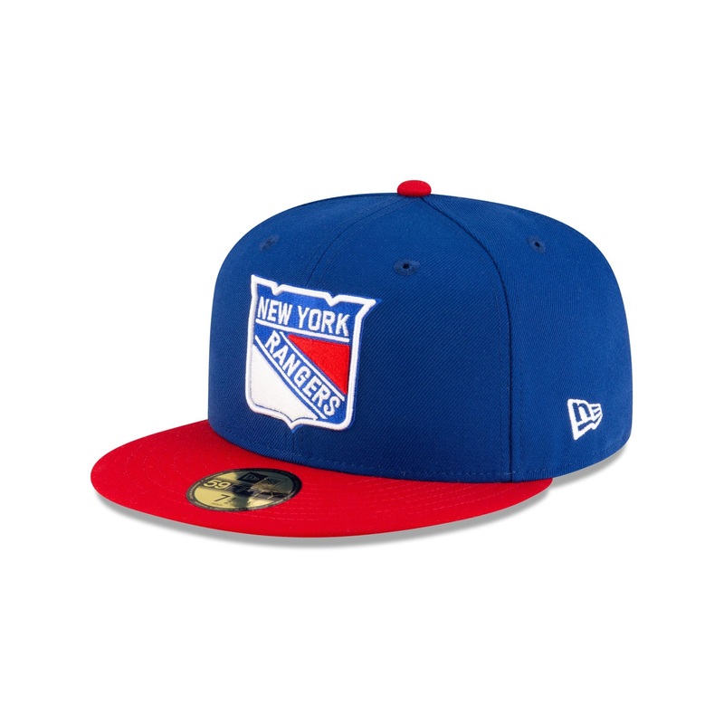 New York Rangers Royal 59FIFTY Fitted Hat 7