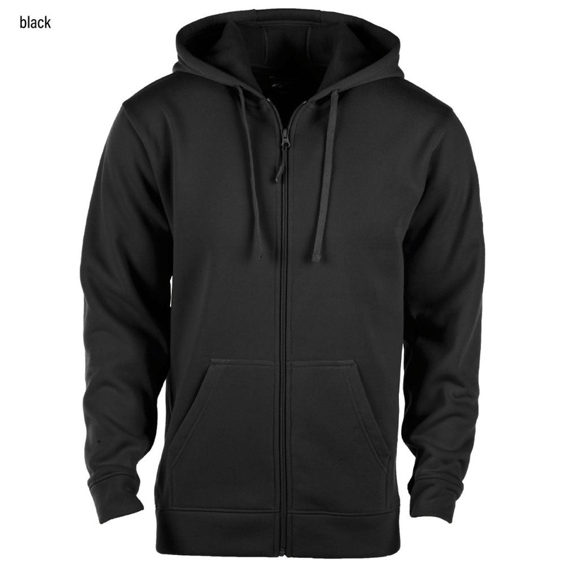 Reebok Daybreak Full-Zip Fleece Sweatshirt with Hood 7046 Black XS